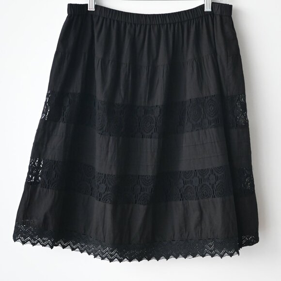 Studio West Apparel Black Skirt - Size P Large - Picture 2 of 6
